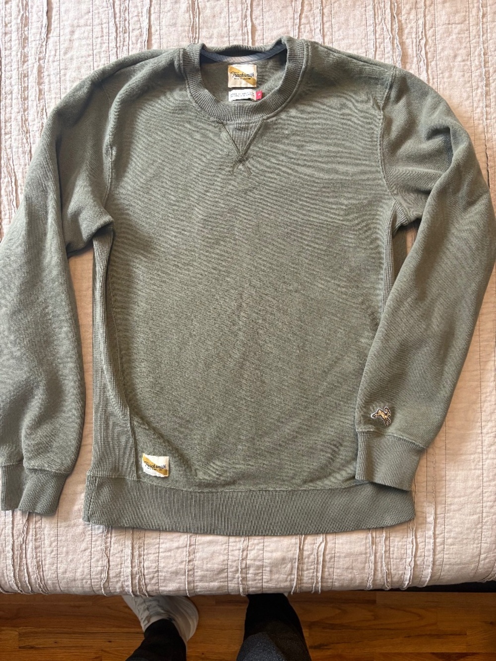 Tracksmith Trackhouse Crew Sweatshirt Green